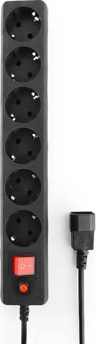 Сетевой фильтр для ИБП 1.8 м Гарнизон ECL-5-UPS-B-1.8 - Миниатюра 1