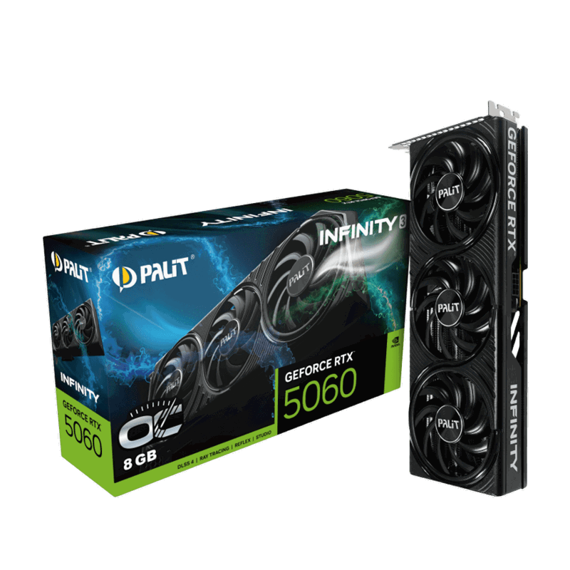 Видеокарта PALIT PA-RTX5060 INFINITY 3 OC 8GB PALIT - Миниатюра 1