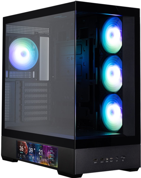 Корпус Zalman P40 DS Black - Миниатюра 1