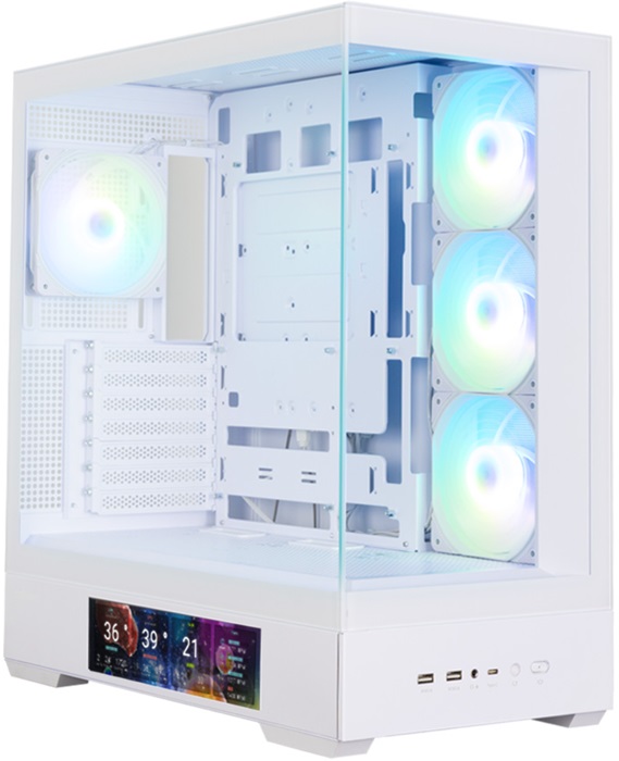 Корпус Zalman P40 DS White - Миниатюра 1