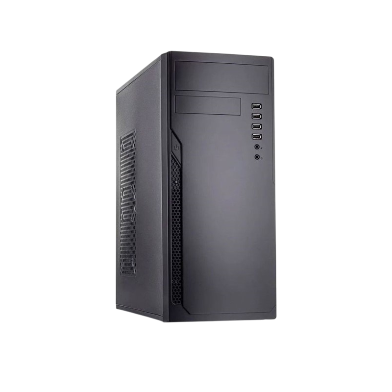 Корпус без блока питания Foxline FL-301-RW - Миниатюра 1