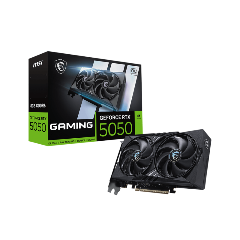 Видеокарта MSI GeForce RTX 5050 8G GAMING OC - Миниатюра 1