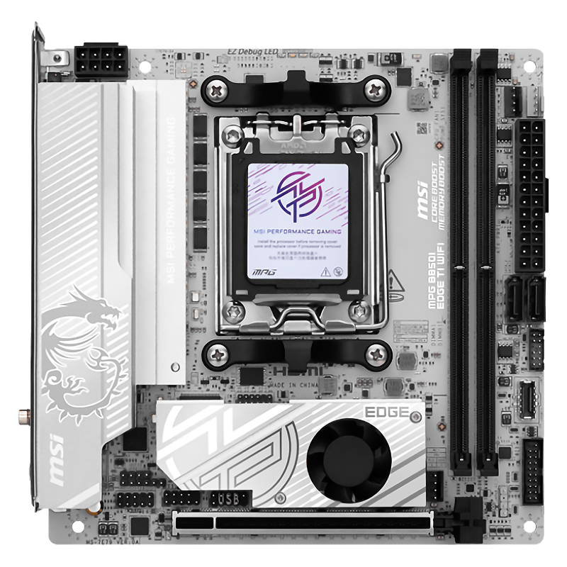 Материнская плата MSI MPG B850I EDGE TI WIFI - Миниатюра 1