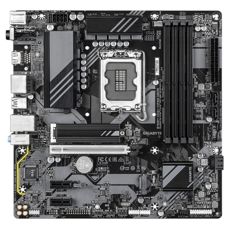 Материнская плата GIGABYTE B760M DS3H WF6E GEN5 - Миниатюра 1