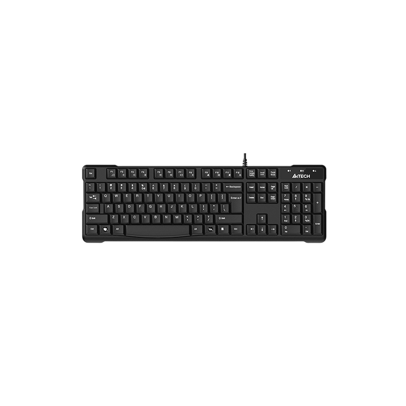 Клавиатура A4Tech KR-750 черный USB - Миниатюра 1