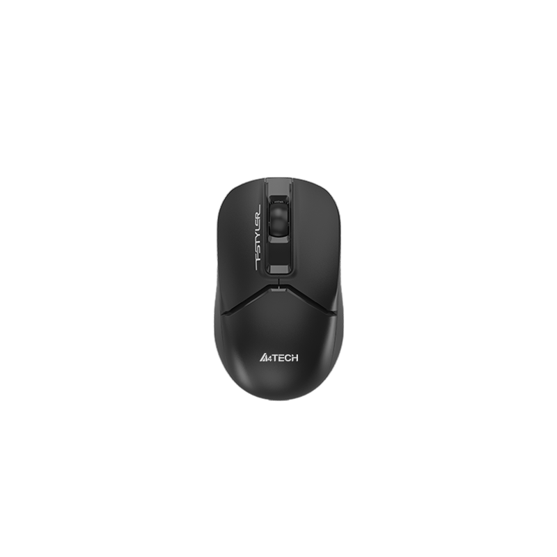 Мышь A4Tech Fstyler FG12S черный оптич. 1200dpi silent беспров. USB 3but - Миниатюра 1