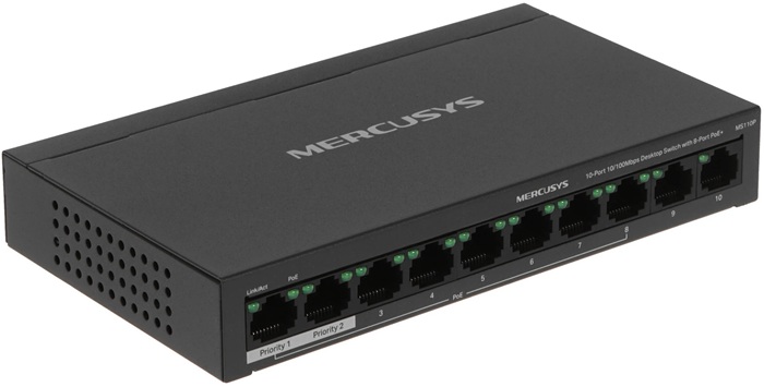 Коммутатор Mercusys MS110P - Миниатюра 1