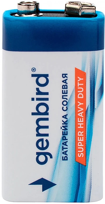 Батарейка крона Gembird GB-6F22-1F - Миниатюра 1