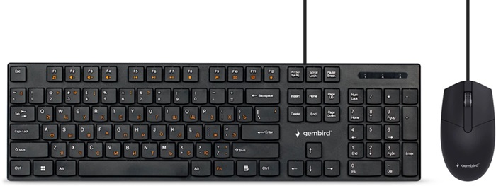 Комплект клавиатура + мышь Gembird KBS-9050L - Миниатюра 1