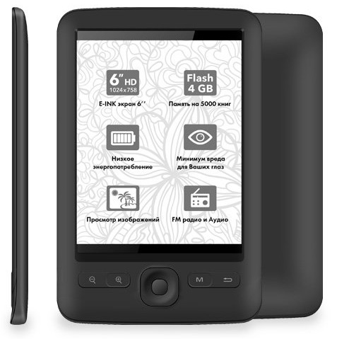 Электронная книга BQ Poem Black - Миниатюра 1