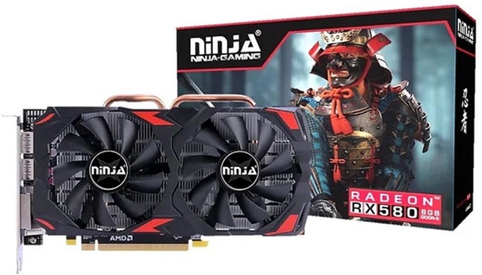 Видеокарта AMD Radeon RX 580 Sinotex Ninja - Миниатюра 1