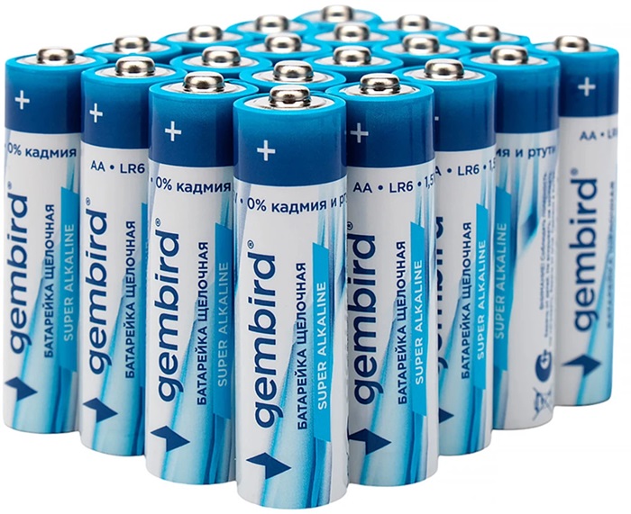 Батарейка AA Gembird GB-LR6-20B - Миниатюра 1