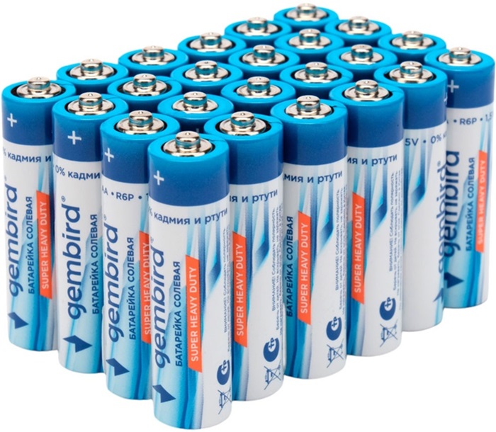 Батарейка AA Gembird GB-R6P-24B - Миниатюра 1