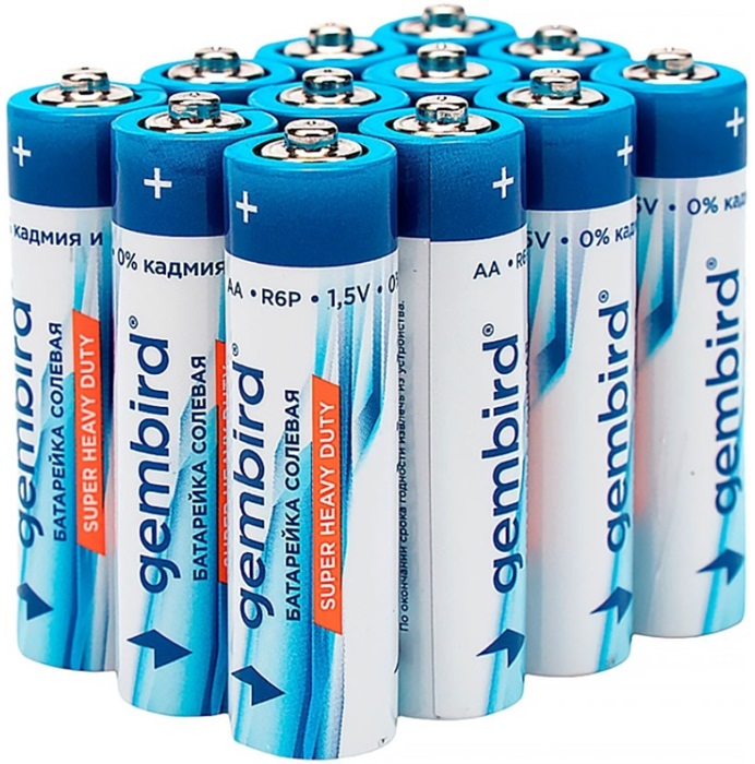 Батарейка AA Gembird GB-R6P-12F - Миниатюра 1