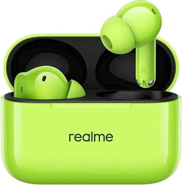 TWS-наушники Realme Buds T200 Green - Миниатюра 1