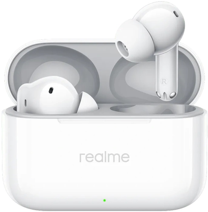 TWS-наушники Realme Buds T200 White - Миниатюра 1