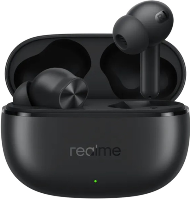 TWS-наушники Realme Buds T200X Black - Миниатюра 1