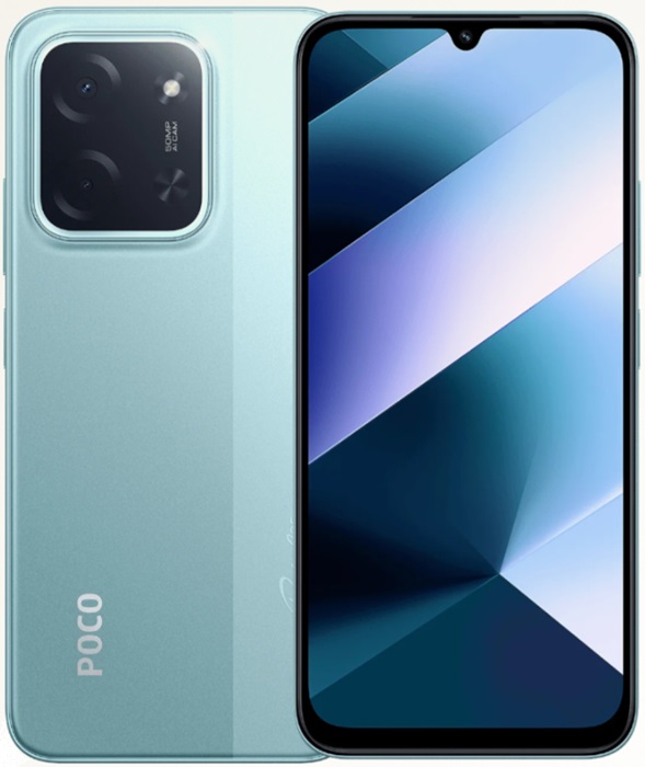 Смартфон POCO C85 8/256Гб Green - Миниатюра 1