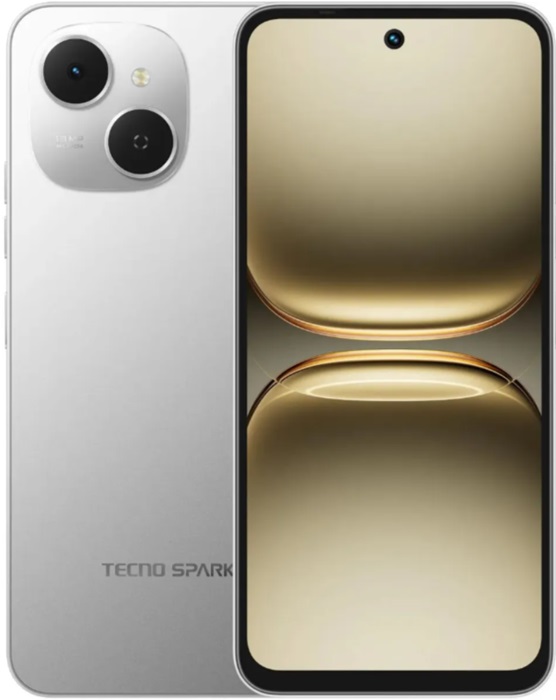 Смартфон Tecno Spark 40C 4/128Gb Titanium Grey - Миниатюра 1