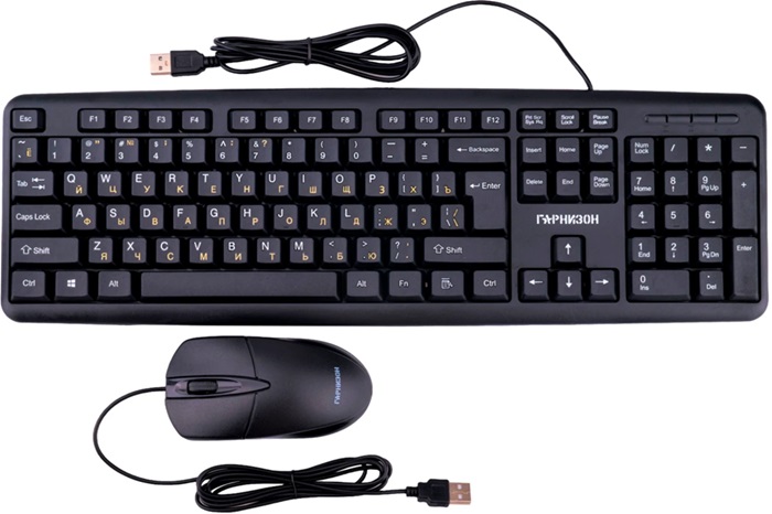 Комплект клавиатура + мышь Гарнизон GKS-122 - Миниатюра 1