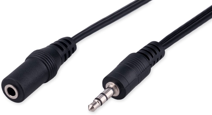 Кабель аудио удлинитель jack 3.5 Cablexpert CCA-423-2M-N - Миниатюра 1