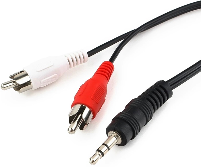 Кабель аудио jack 3.5/2xRCA Cablexpert CCA-458-10M-N - Миниатюра 1