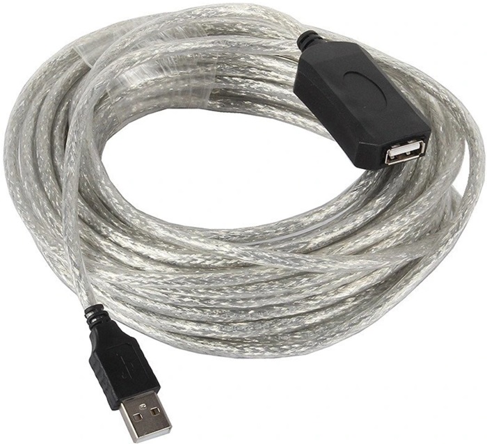 Кабель AM/AF USB 2.0 VCOM VUS7049-10M - Миниатюра 1