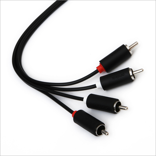 Кабель аудио 2xRCA/2xRCA ProLink Black - Миниатюра 1