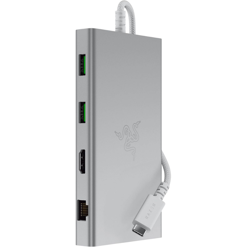 Док-станция Razer USB-C Dock - Mercury White Razer RC21-02250200-R3M1 - Миниатюра 1