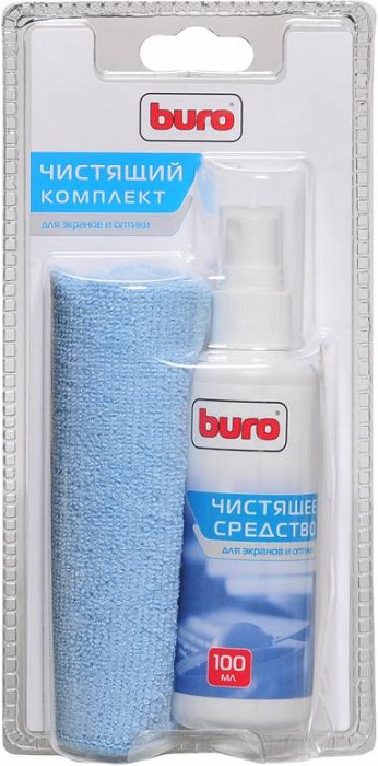 Спрей + салфетка из микрофибры Buro BU-S/MF