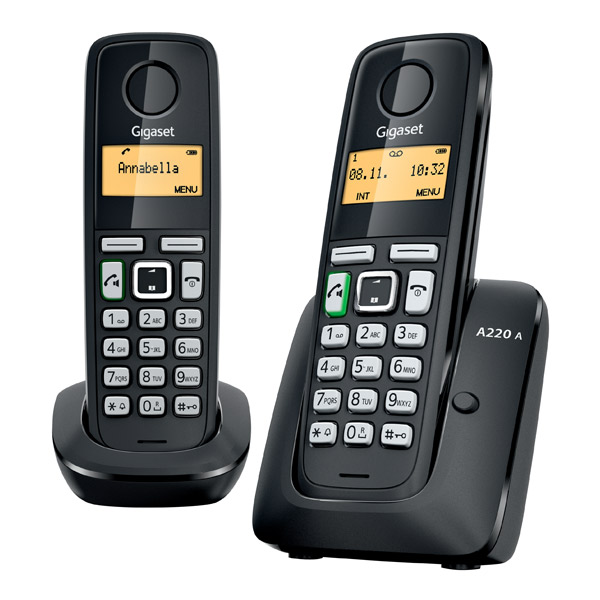 Телефон беспроводной DECT Gigaset A220A Duo - Миниатюра 1