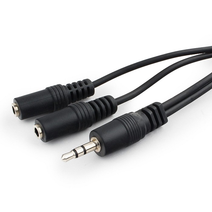 Переходник аудио 2 x jack 3.5 - jack 3.5 Gembird
