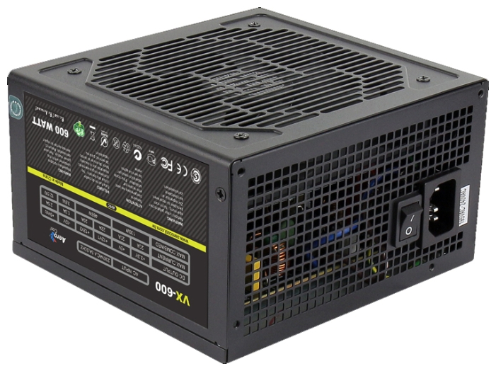 Блок питания 600 Вт AeroCool VX-600
