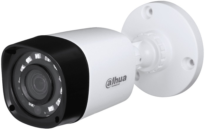 AHD камера уличная цилиндрическая Dahua DH-HAC-HFW1400RP-0280B