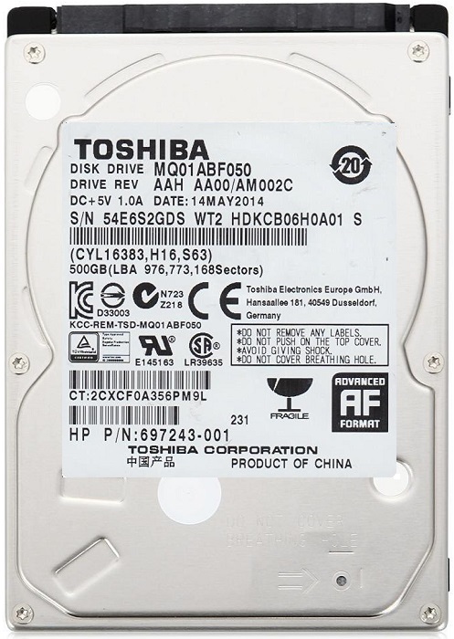 Жесткий диск 2.5" 500Гб Toshiba