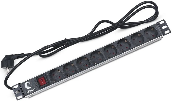 Блок розеток 2 м Cabeus PDU-8P-2EU