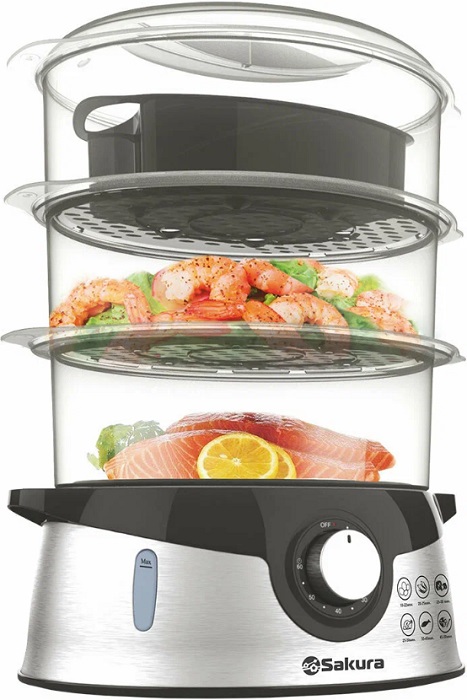 Пароварка Sakura SA-7215 - Миниатюра 1