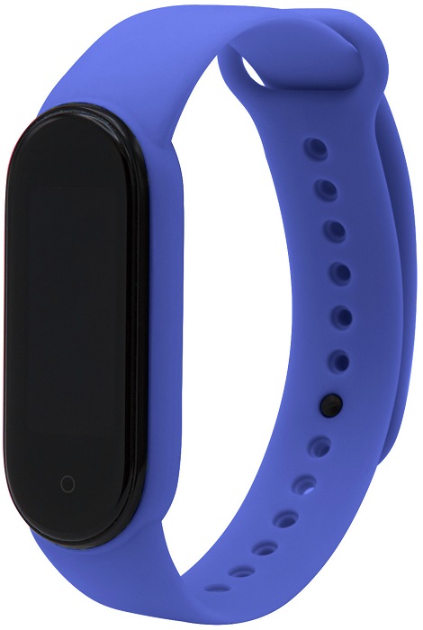 Ремешок силиконовый Xiaomi Mi Band 5/6 Red Line - Миниатюра 1