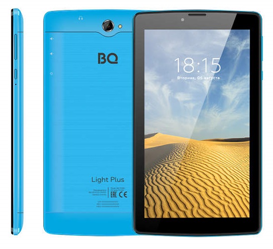 Планшет 7" BQ Light Plus 2/16Гб Blue