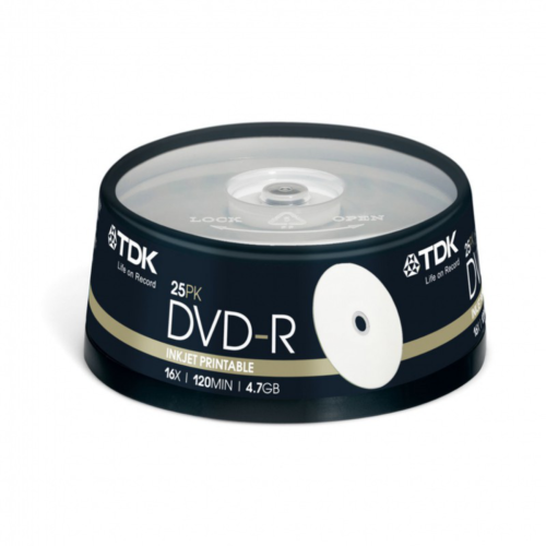 Диск DVD-R TDK Cake Box Printable - Миниатюра 1