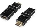 Переходник HDMI-HDMI Cablexpert (A-HDMI-FFL2); 19F/19M; чёрный;
