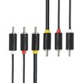 Кабель аудио 3xRCA/3xRCA ProLink Black (PB364-0300);