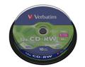 Диск CD-RW Verbatim Scratch Resistant (43480);