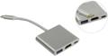 Переходник TypeC Greenconnect (GCR-AP24); TypeC/USB 3.0/HDMI;