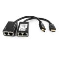 Переходник HDMI-RJ45 Cablexpert (DEX-HDMI-01); 19M/2xRJ45F; чёрный;