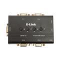 KVM-переключатель D-Link DKVM-4U/C1A; 4-портовый; VGA,2xUSB