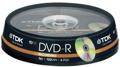 Диск DVD-R TDK Cake Box (t19415);