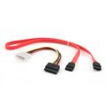 Кабель SATA+питание Cablexpert (CC-SATA); 7pin/7pin и