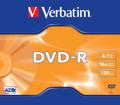 Диск DVD-R Verbatim Matt Silver (43547);