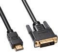 Кабель DVI-HDMI Buro (HDMI-19M-DVI-D-3m); v1.4; 3